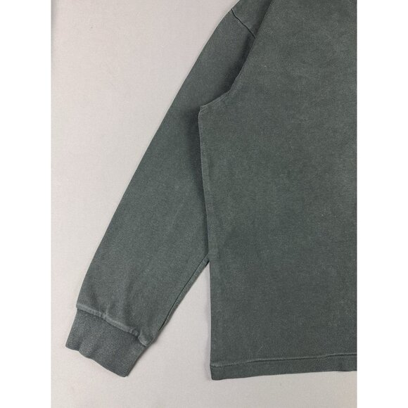 Rare Vintage 90s Polo Ralph Lauren Turtle Mock Neck Black Longsleeve Shirt Large - Picture 4 of 9